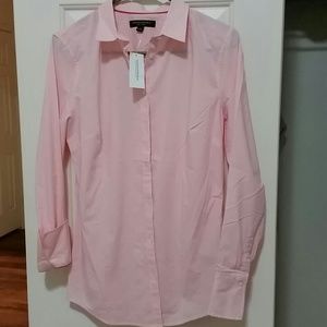 Banana Republic 'Riley Shirt'--pink/white